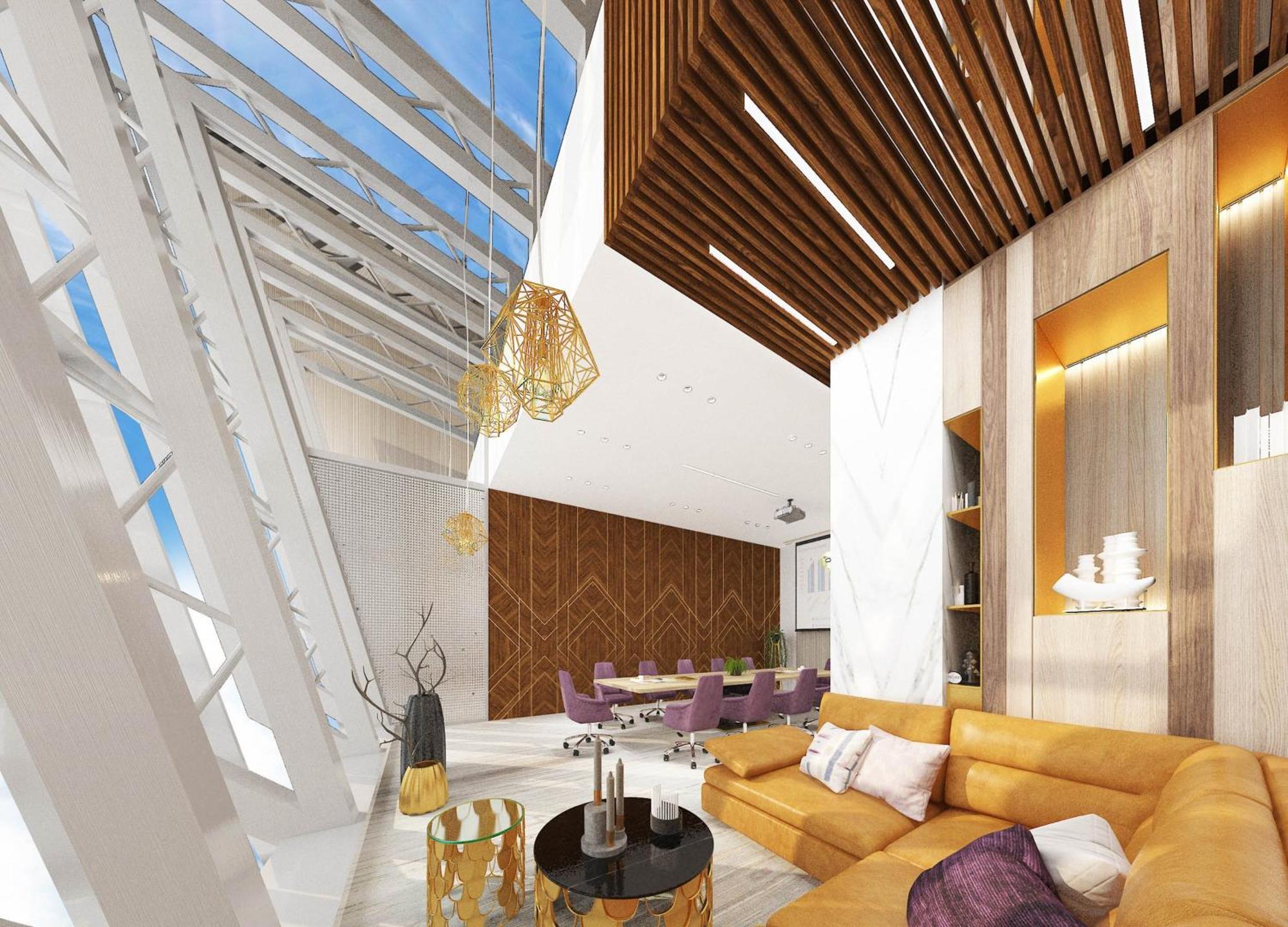 Velero Hotel Doha Lusail Εξωτερικό φωτογραφία Interior of the Sky Loft